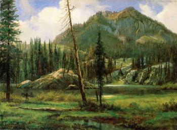 Albert Bierstadt : Sierra Nevada Mountains